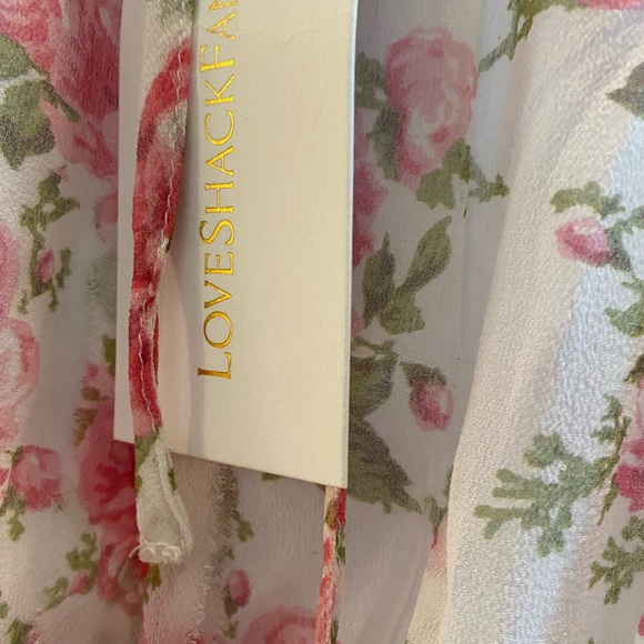 LoveShackFancy Popover Dress/Blushing Rose - Picture 3 of 4